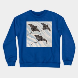 Spotted Eagle Rays Crewneck Sweatshirt